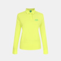 [마일즈앤마일즈앤마일즈] ice cool collar T-shirt_neon yellow