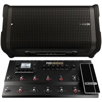 [관부가세 포함] Line 6 POD HD500X Multi-Effects Processor With StageSource L2M Amp/Loudspeaker