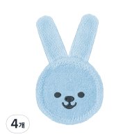 [쿠팡수입] MAM Oral Care Rabbit 아기 신생아 멸균 이앓이 구강티슈 블루  4개  39g