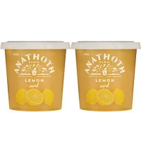 아나토스 팜 레몬 커드 잼 스프레드 Anathoth Farm Lemon Curd 420g 2개