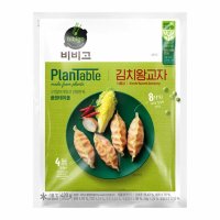 CJ제일제당 비비고 플랜테이블 김치왕교자 420g x 2개