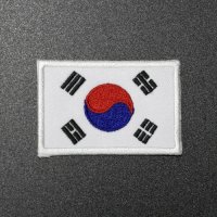 국산 국기 태극기 와펜 자수 패치