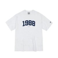 FILLUMINATE 오버핏 1988 커시브 티셔츠-화이트 Overfit Cursive T-Shirt-White