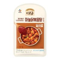 CJ제일제당 맛있는 다담 마늘닭볶음탕 양념 요리비결 자취 혼밥 230g 만능양념장 집밥 풍미 별미 소스