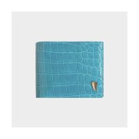 PENEKTON 크로커다일 악어 가죽 반지갑Turquoise Color CROCODILE LEATHER HALF WALLETTur