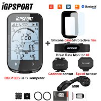 자전거속도계 IGPSPORT 사이클링 컴퓨터 블 심박수 모니터 HR40 M80 자전거 GPS 방수 BSC100S CAD70 SPD70