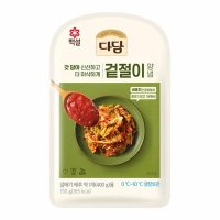 CJ제일제당 맛있는 백설 다담 겉절이 양념 요리비결 자취 혼밥 150g 만능양념장 집밥 풍미 별미 소스