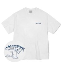 FILLUMINATE 오버핏 서프 도지 티셔츠화이트 Overfit Surf Doggy TShirtWhite FILLUMINATE M