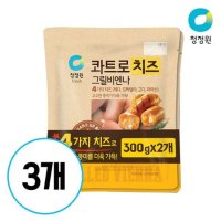 청정원 콰트로 치즈그릴비엔나 300gx2개 x3개