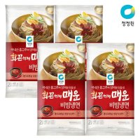 청정원 청정원 화끈하게 매운 비빔냉면 2인 420g 4개