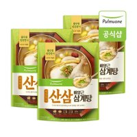 165487 풀무원 반듯한식 산삼배양근 삼계탕 800g X 3봉