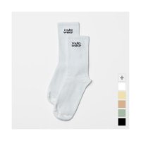 MULAWEAR 베이직 레터링 삭스 BASIC LETTERING SOCKS MWNCSC801