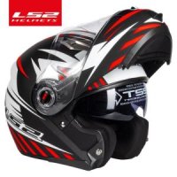 Capacete 듀얼 렌즈 모듈러 헬멧 플립업 오토바이 선바이저 LS2 FF370