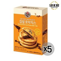 간식 만들기 홈베이 베이킹 찹쌀 백설 호떡 믹스 400g X 5개