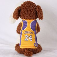 특이한 강아지옷 패턴 새끼 강아지옷 민소매 for 1-1 5kg Lakers 24