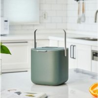 모던하우스 메이플 음식물 분리수거통 2.6L 그린 CL1323009  H18 X W17.6 X D18.1CM / 2.6L