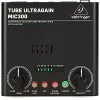 베링거 Behringer 오디오 애호가 진공 튜브 프리앰프 리미터 MIC300