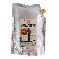 CJ제일제당 백설 다담 사골부대찌개 양념 2kg 대용량 양념장