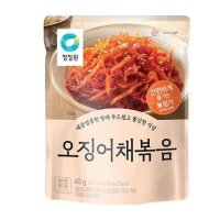 청정원 진미채 오징어채볶음 60g 8개