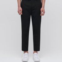 테이퍼드 히든 밴딩 크롭 슬랙스 TAPERED HIDDEN BANDING CROP SLACKS