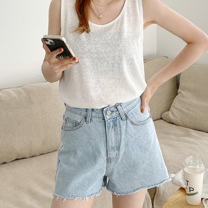 [2만장돌파!/여름필수] 린넨딥컬러루즈나시티