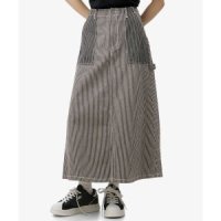 디키즈 DICKIES 히코리 레귤러핏 롱 스커트 - HICKORY REGULAR FIT LONG SKIRT