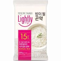 청정원 라이틀리 밥이될곤약 200g 3 4인분용 68개