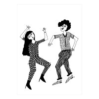 Helen B 댄싱 커플 엽서 Dancing Couple Post Card