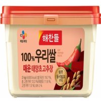 CJ제일제당 해찬들 100 우리쌀 매운 태양초 고추장 2kg