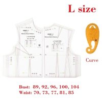 부품 L사이즈 패션 자 패턴 제작 템플릿 도구 클로팅 디자인  03 L Clothing Curve