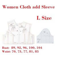 부품 L사이즈 패션 자 패턴 제작 템플릿 도구 클로팅 디자인  02 L Clothing Sleeve