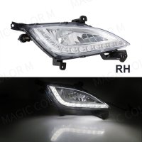 현대 아반떼 GT I30 DRL 주간 주행등  기본선택  One RH  Without Fog Bulbs