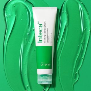 [메이크프렘] [브랜드세일+10쿠폰]인테카 진정 클렌징 폼 150ml (+인테카크림20ml) 메이크프렘 인테카 수딩 클렌