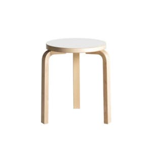 [루밍] 아르텍 스툴 60 화이트/버치