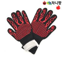 차니팡 주방 오븐 냄비 방열 바비큐 캠핑 장갑 2P EGOG320