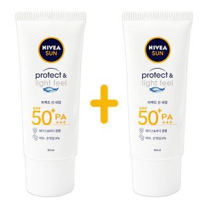 니베아 (신상) 니베아 선 프로텍트앤라이트필 퍼펙트 선세럼 선크림 90ml+90ml