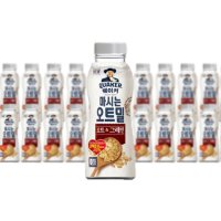 롯데제과 퀘이커 마시는 오트밀 오트 그레인 50g 10개