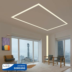 LED 제드 슬림 라인 직부 엣지형 (고효율) / 초슬림 무타공 라인조명 거실LED 천장조명