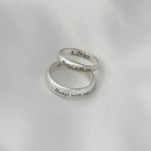 손,잡아줄게 유기견🐕유기묘🐈 후원 또바기 실버 반지, 손,잡아줄게