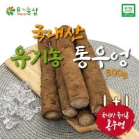 [초록한입]국내산 유기농 우엉 500g/1+1 총1kg_P341116509