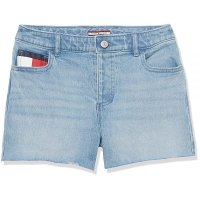 타미힐피거 Tommy Hilfiger 여아용 데님 반바지 라이트 워시 114561