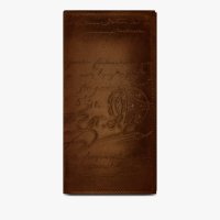 벨루티 반지갑 Espace Scritto Leather Wallet CACAO INTENSO