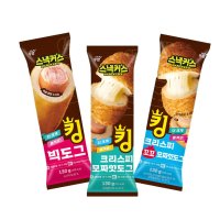 우양 쉐프스토리 킹 핫도그 130g 크리스피모짜 빅도그 꼬꼬모짜 02 크리스피모짜핫도그 1개