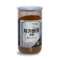 뜰팡 러시아 차가버섯분말 가루 170g 이중밀폐통