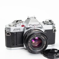 캐논 AV-1 빈티지 35MM 카메라 50MM F  1.4 렌즈