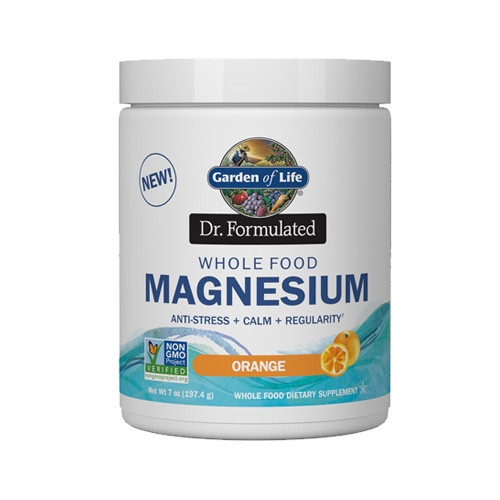 가든오브라이프 <b>닥터 포뮬레이티드 홀푸드 마그네슘 오렌지</b> 파우더 7 OZ (197.4g)