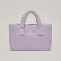 시엔느 Suede Mini Padding Bag Violet