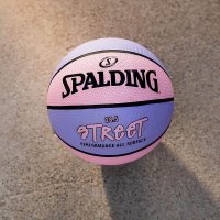 스팔딩 Spalding 야외 농구공 6호 핑크퍼플 거리