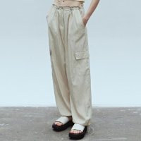 NICOLE WIDE STRING CARGO PANTS