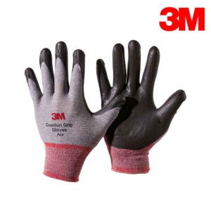 3M NBR 코팅장갑 컴포트그립 에어 (그레이/S, 여름용)